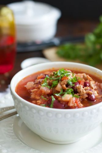 Slow Cooker Beet Chili