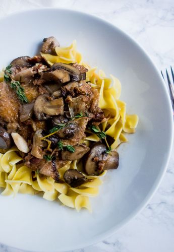 Instant Pot Creamy Coq Au Vin