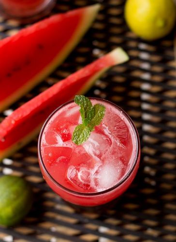 Easy Watermelon Lime Iced Tea