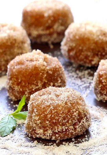 Baked pumpkin donut holes