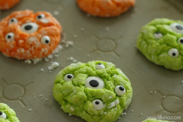 Gooey monster cookies