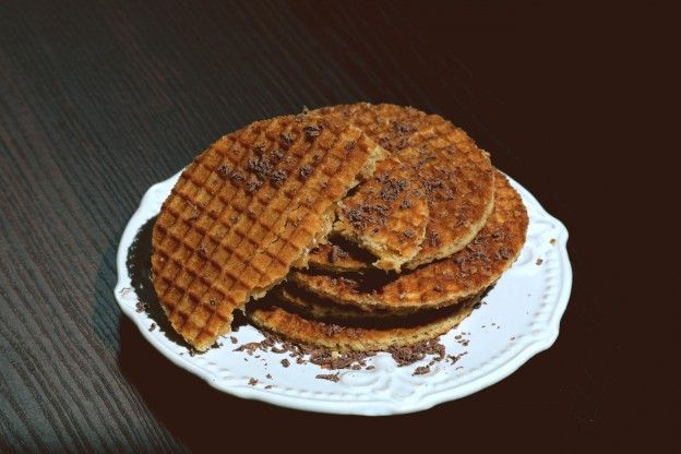 Skinny cocoa-dusted waffles