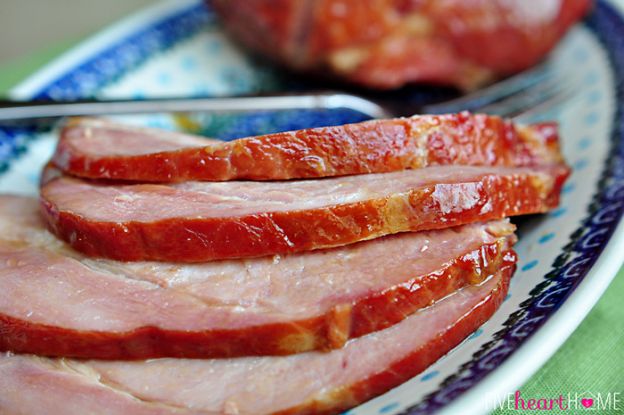 Slow cooker brown sugar ham