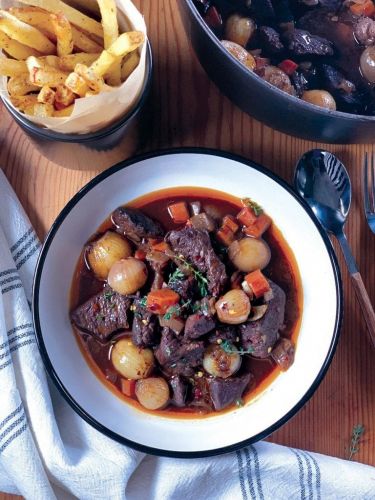 Greek Red Wine Beef Stew