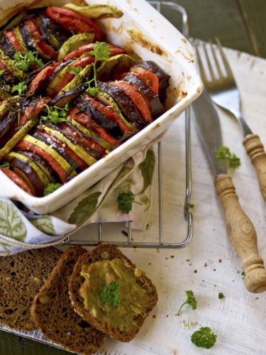 Roasted vegetable casserole