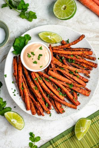 Crispy Baked Carrot Fries