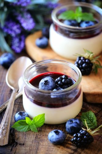 Panna cotta & jelly