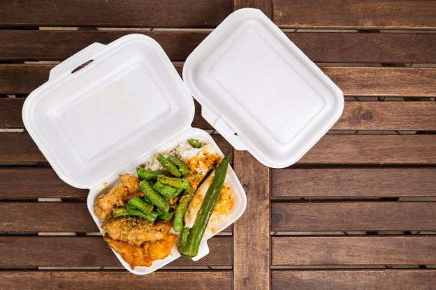 Styrofoam containers