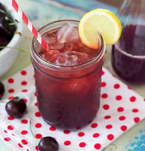 Sweet Cherry Iced Tea