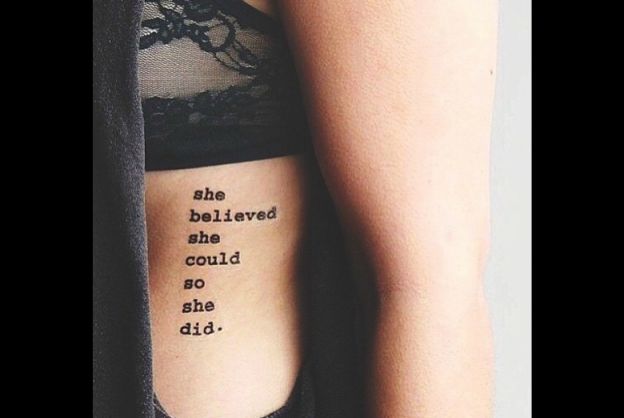 She believed she could so she did