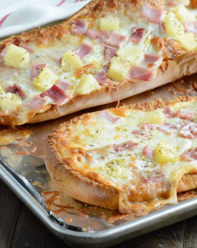 Hawaiian French Bread Pizza