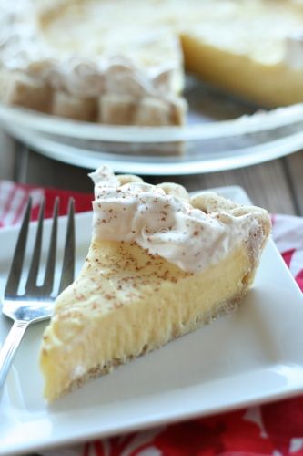 Eggnog Pie