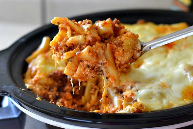 Crock Pot Baked Ziti