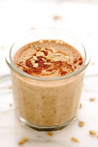 Sunflower Cinnamon Maca Smoothie