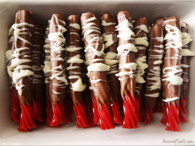 Chocolate covered licorice