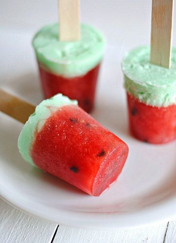 Watermelon Ice Pops