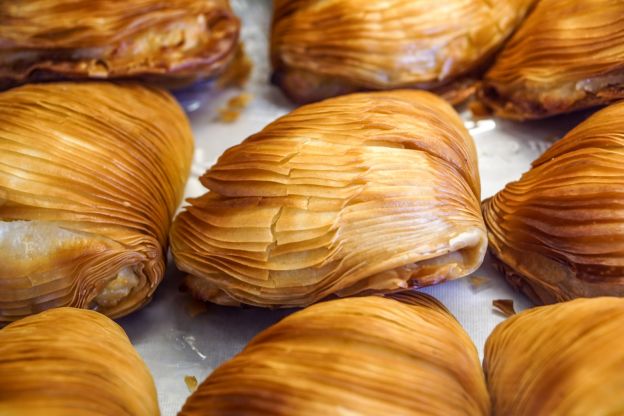 7. Sfogliatelle (Lobster Tails)