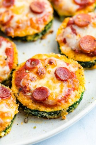 Zucchini Pizza Bites