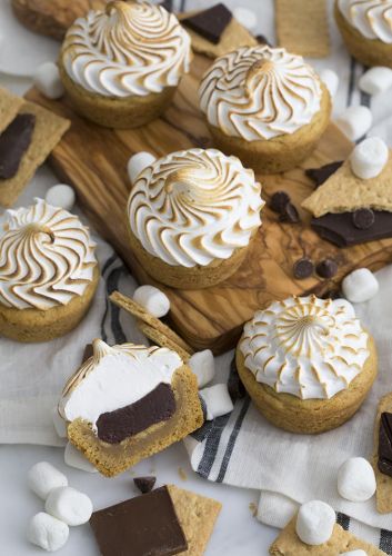 S'Mores Cookie Cups