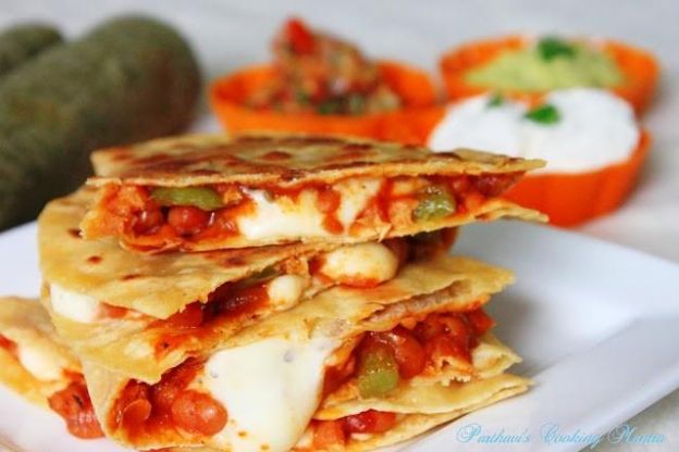 Baked Bean Quesadillas