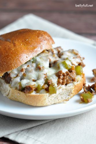 Easy Philly Cheesesteak Sloppy Joes