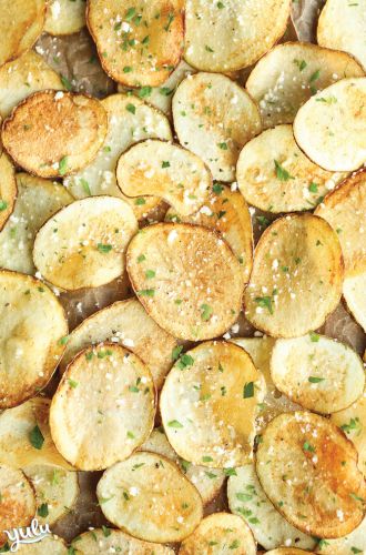 Homemade Parmesan Potato Chips