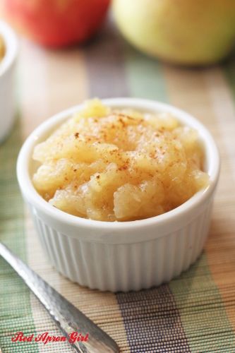 15 minute homemade applesauce