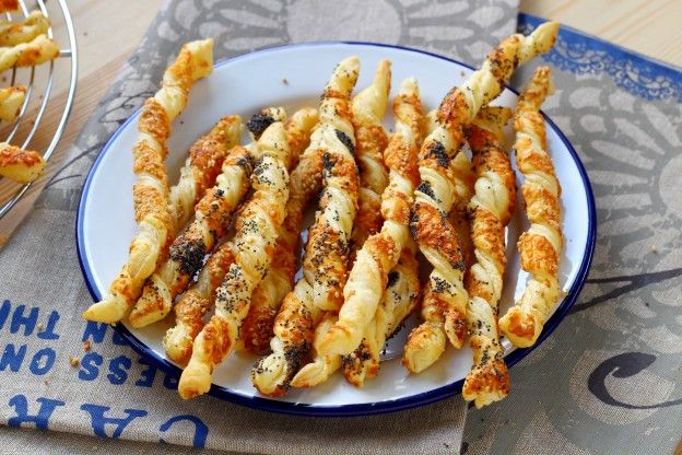 Parmesan cheese straws