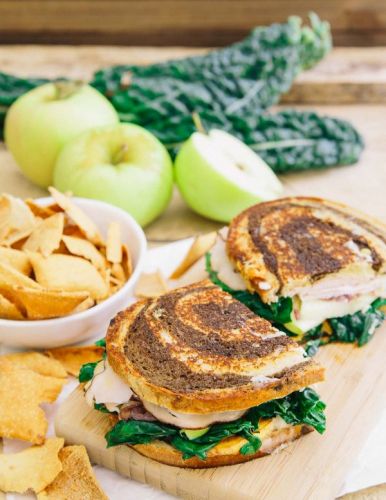 Sweet Potato Apple Ham Sandwich