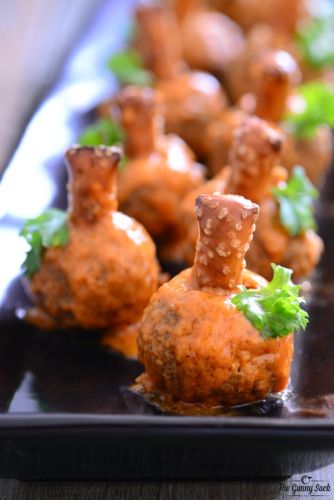 Buffalo Meatball Pumpkins