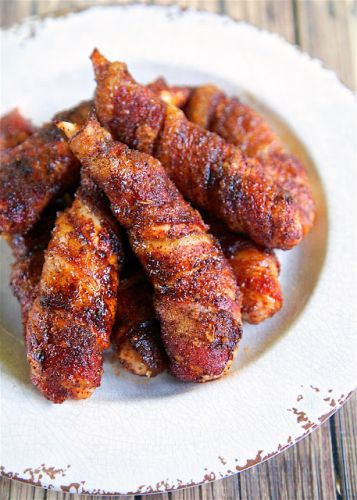 Sweet And Spicy Bacon Wrapped Chicken Tenders