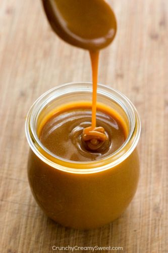 Microwave caramel sauce