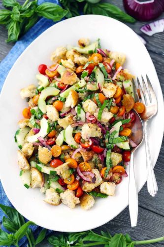 Panzanella (Italian Bread and Tomato Salad)