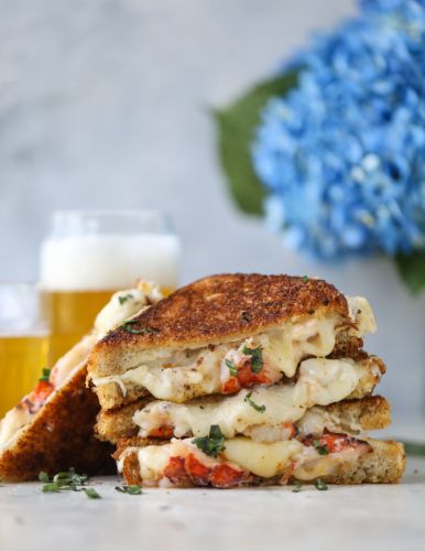 Lobster Grilled Cheese with Tarragon Butter