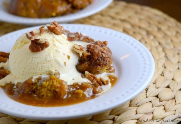 Pumpkin cobbler