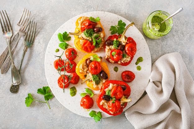 Mediterranean-Style Stuffed Peppers