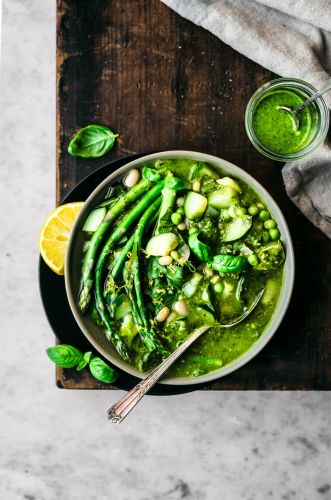 spring green minestrone