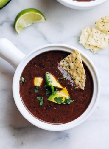 5-Ingredient Black Bean Soup