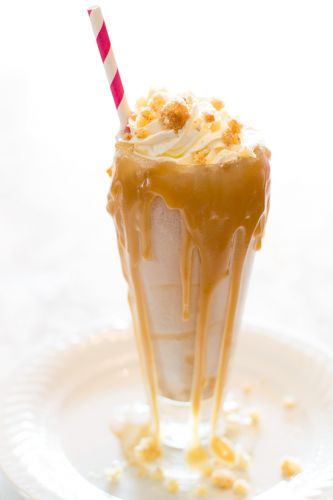 Salted Caramel Snickerdoodle Milkshake