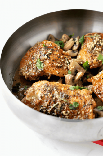 Herbed Chicken and Mushrooms