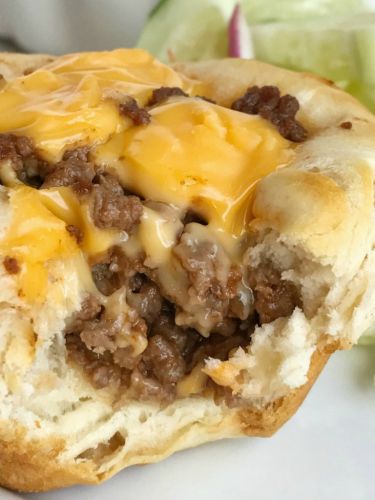 Cheeseburger Biscuit Cups