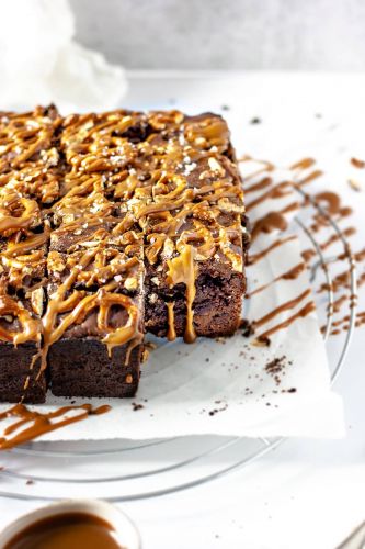 Dulche De Leche Pecan Brownies