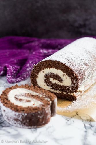 Chocolate swiss roll