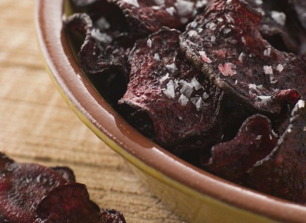 Beet root chips