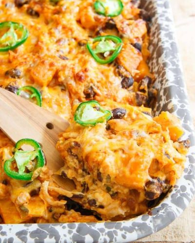 Pumpkin Tortilla Casserole