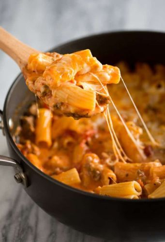 One Pan Baked Ziti