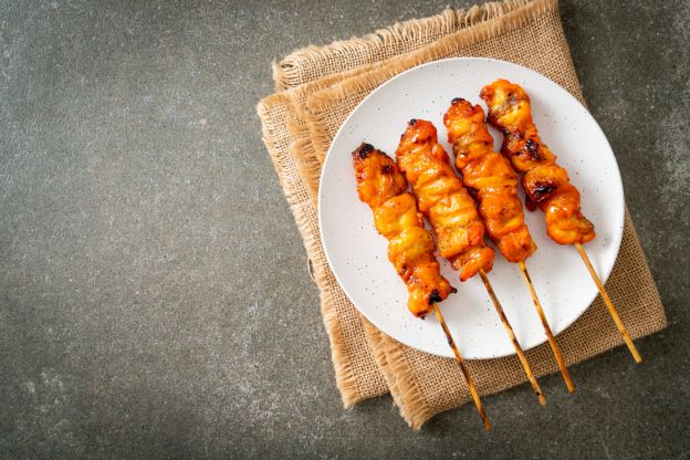 Sweet and Spicy Chicken Skewers