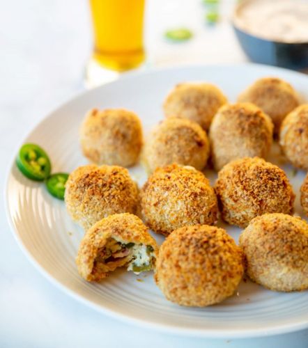 Crunchy & Gooey Air Fryer Jalapeno Popper Balls