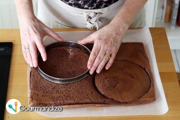 Cut out 4 circles, each 6 inches in diameter (2 per baking tray)