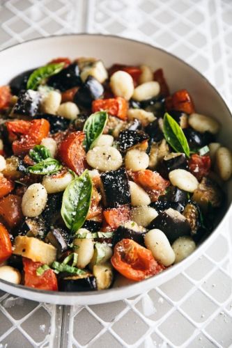 Roasted Eggplant and Tomato Gnocchi